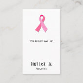 Rosa Band Visitenkarte (Vorderseite)