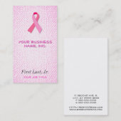 Rosa Band Visitenkarte (Vorne/Hinten)