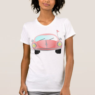 Rosa Band-Wanze T-Shirt
