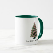 Rosa Band Weihnachten -- Tasse (VorderseiteRechts)