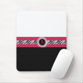 Rosa Band Zebra mousepad (Mit Mouse)