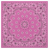 Rosa Bandana Stoff (Muster)