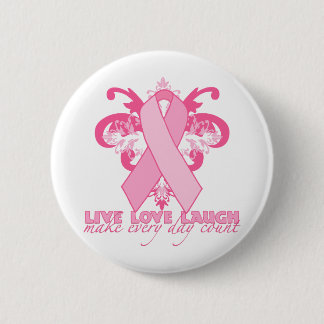 Rosa Bänder jeden Tag Button