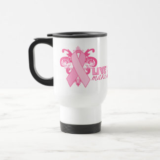 Rosa Bänder jeden Tag Reisebecher