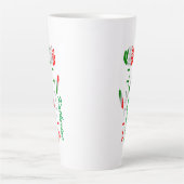 Rosa Bandiera Italiana con Italiana Personalisiert Milchtasse (Vorderseite)