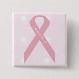 Rosa Bandknopf Button