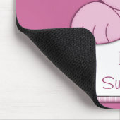 Rosa Bandüberlebender KRW Mousepad (Ecke)