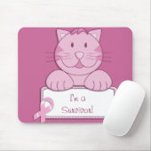 Rosa Bandüberlebender KRW Mousepad (Mit Mouse)