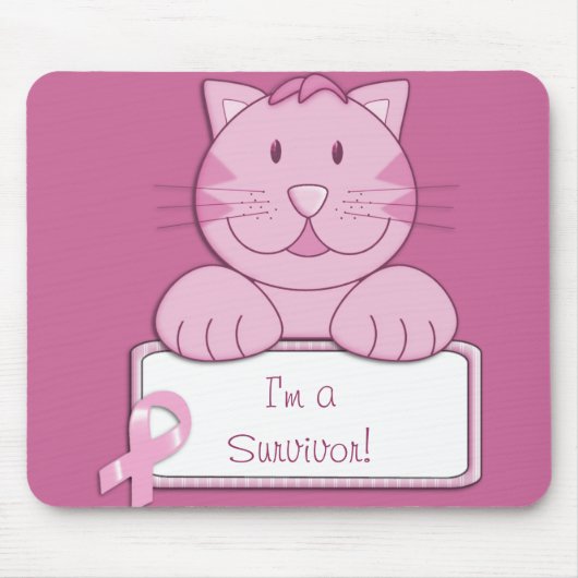 Rosa Bandüberlebender KRW Mousepad (Vorne)