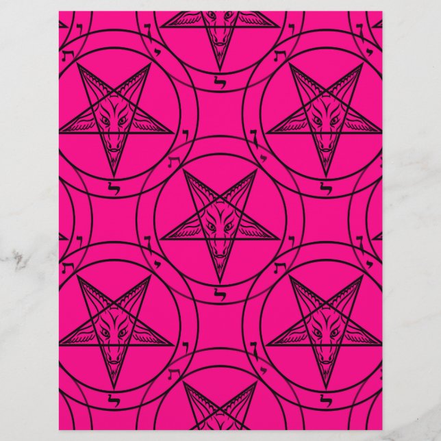 rosa Baphomet (Vorderseite)