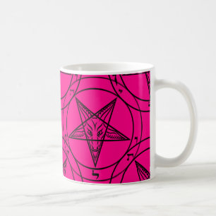 rosa Baphomet Kaffeetasse