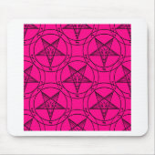 rosa Baphomet Mousepad (Vorne)