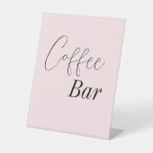 Rosa Bar Polterabend Sockelschild (Vorderseite)