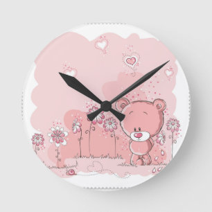 ROSA BÄR RUNDE WANDUHR