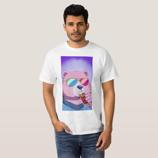Rosa Bär T-Shirt (Vorne ganz)