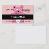 Rosa Bär Visitenkarte (Vorne/Hinten)