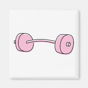 Rosa Barbell Magnet
