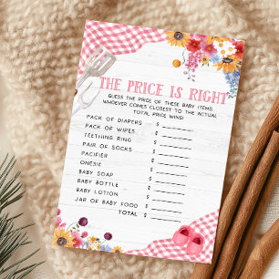 Rosa Barbeque Dusche The Price Is Right Spiel
