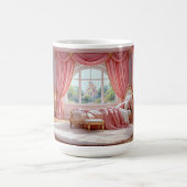 Rosa Barock Kaffeetasse (Mittel)