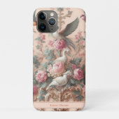 Rosa Barock Rokoko Blume Morris Case-Mate iPhone Hülle (Rückseite)