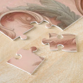 Rosa Barock Rokoko Blume Morris Puzzle (Seite)