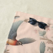 Rosa Barock Rokoko Blume Morris Strandtuch (Beispiel)