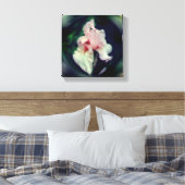 Rosa Bartiris-Blumenkunst Leinwanddruck (Insitu (Schlafzimmer))