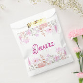 Rosa Bas mitzva Serviette mit Namen Geschenktütchen (Versiegelt)