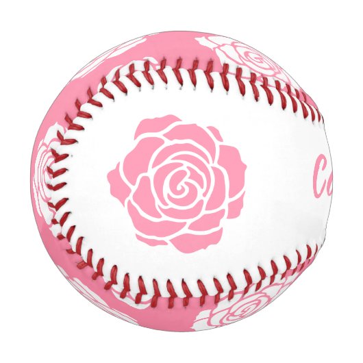 Rosa Baseball (Vorderseite Links)