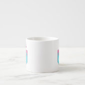 Rosa Baseball Drip Espressotasse (Vorderseite)