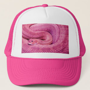 Rosa Basilisk-Klapperschlange Truckerkappe