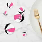 Rosa Basketball-Party Konfetti (Gruppe)