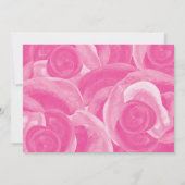 Rosa Bat Mitzvah Einladungen (Rückseite)