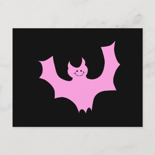Rosa Bat. Postkarte (Vorderseite)