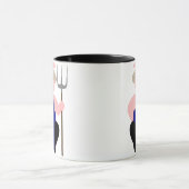 Rosa Bauer Pig Tasse (Zentrum)