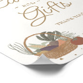 Rosa Bauern Markt Frische Karten und Geschenke Poster (Ecke)