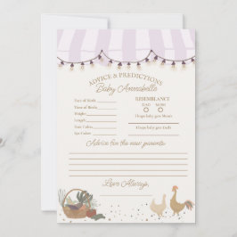 Rosa Bauern Markt Landwirtschaft Frische Beratung  Einladung