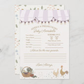 Rosa Bauern Markt Landwirtschaft Frische Beratung  Einladung (Vorne/Hinten)