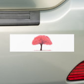 Rosa Baum Autoaufkleber (Auf Auto)