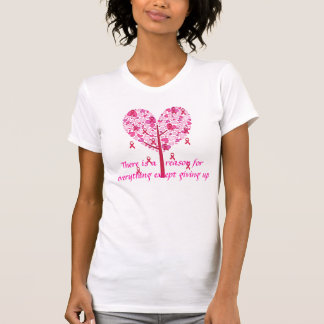 Rosa Baum des Lebens überlagert T-Shirt