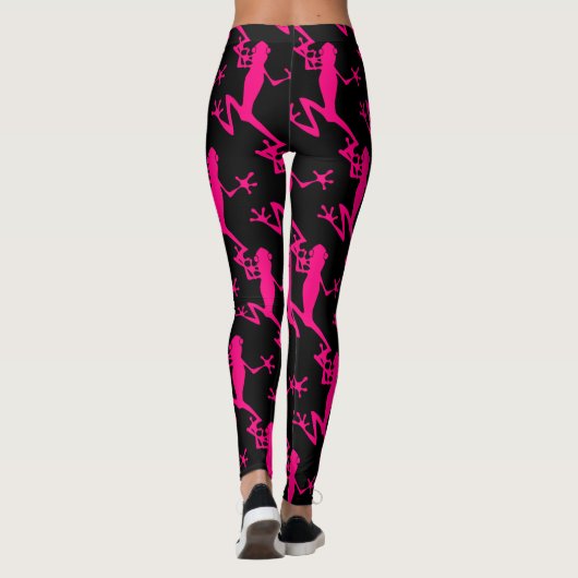 Rosa Baum Frosch Thunder_Cove Leggings (Rückseite)