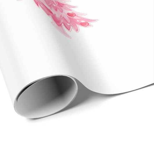 Rosa Baum Geschenkpapier (Rolleneckpunkt)