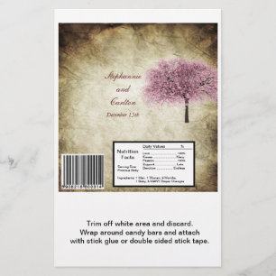 Rosa Baum Hochzeit große Hülle von Hershey's Flyer
