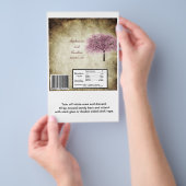 Rosa Baum Hochzeit große Hülle von Hershey's Flyer (Handgriff)