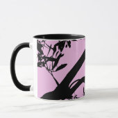 Rosa Baum-Niederlassungs-Tasse Tasse (Links)
