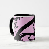 Rosa Baum-Niederlassungs-Tasse Tasse (Vorderseite Links)