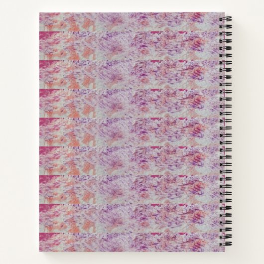 Rosa Baum Notizblock (Rückseite)