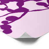 Rosa Baum Poster (Ecke)