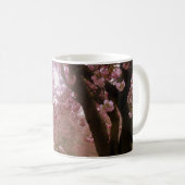 Rosa Baumblüte Kaffeetasse (VorderseiteRechts)