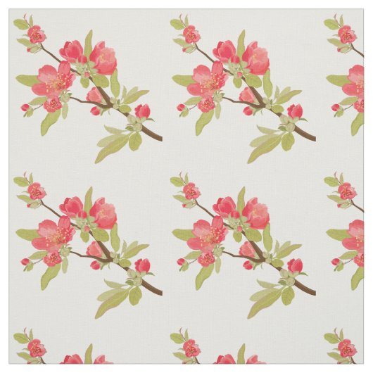 rosa Baumblüten - Eigenes Gewebe Stoff (Muster)